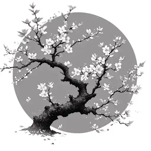 cherry blossom tree - Variation 2