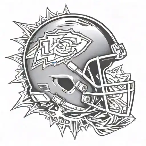 Kc chiefs logo on Lombardi trophy - Variation 3
