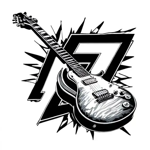 "AZ" electric guitar - Variation 2