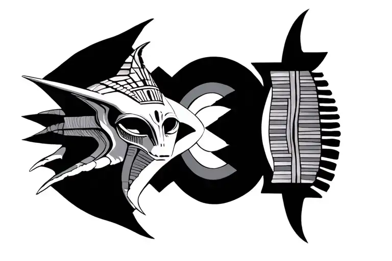 egyptian alien - Variation 2