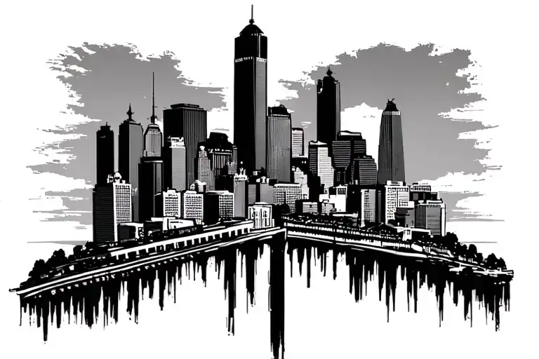 Cincinnati Skyline - Variation 2
