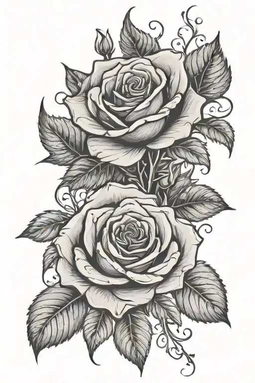 roses and vines