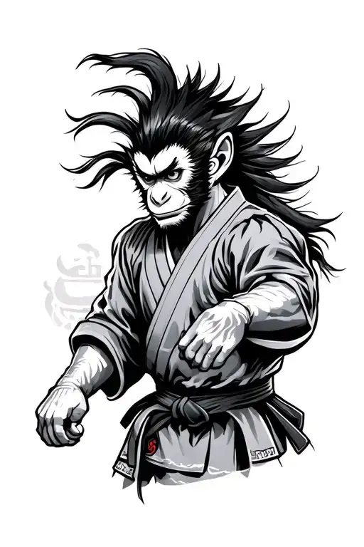 Sun Wukong of Karate Uniform Body - Variation 1