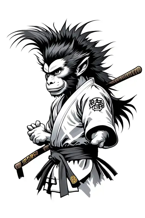 Sun Wukong of Karate Uniform Body - Variation 2