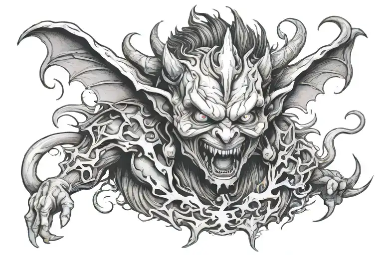 demon child who can't decide - Variation 2