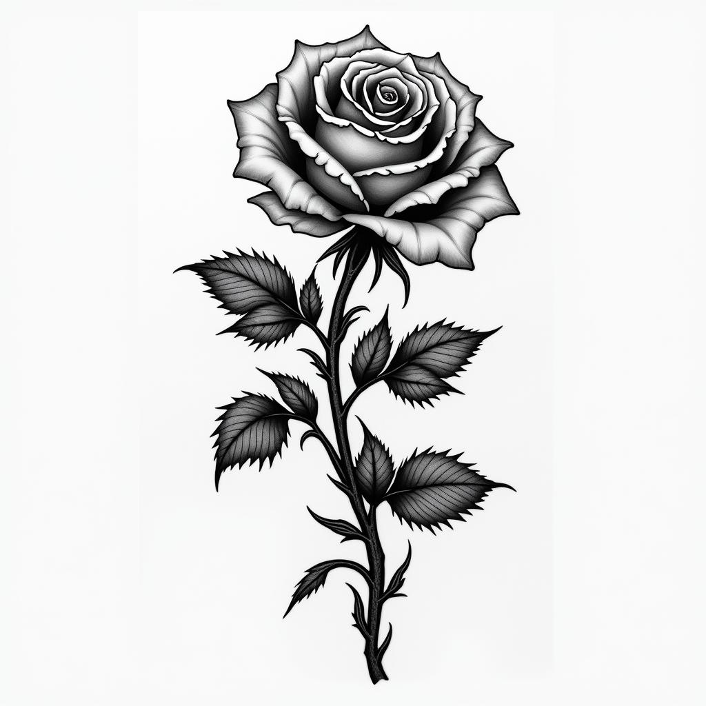 Roseshigly detailed tattoo - Variation 12