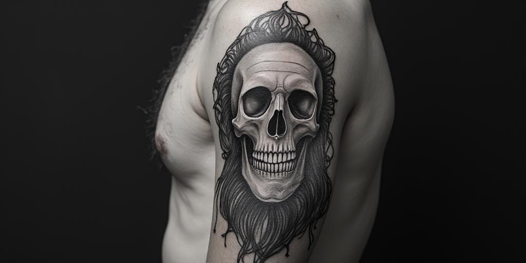 Somebody's I've been through a lot of pain and hurt in his lifetimein bohemian style tattoo, 8k - Variation 2