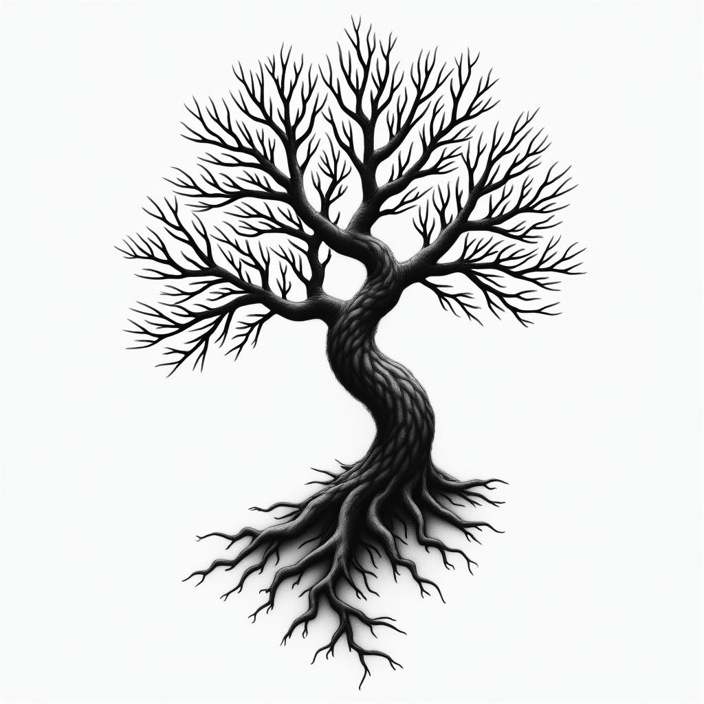 Poison Treehigly detailed tattoo - Variation 7