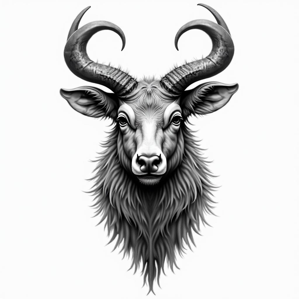 April Taurus oregonhigly detailed tattoo - Variation 2