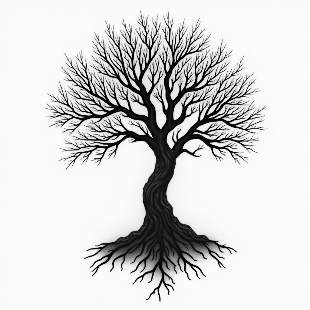Poison Treehigly detailed tattoo - Variation 1