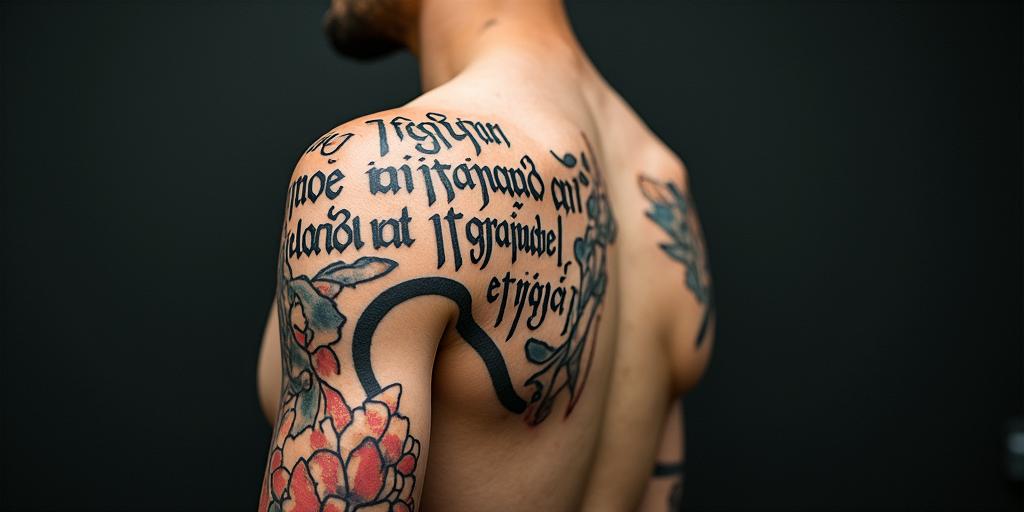 James brian Deguit,June 5, 1987,Gemini..year of the rabbit..text-based tattoo, gothic font ultra-realistic, perfectly placed, high-quality font design, photo-realistic shading, 8k, high quality, finely detailed typography