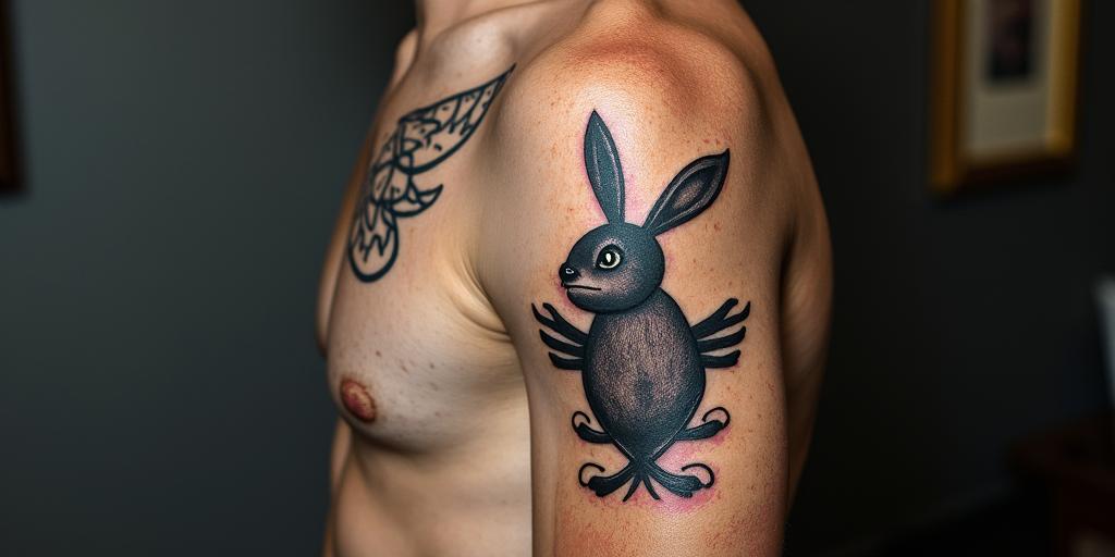 James brian Deguit,June 5, 1987,Gemini..year of the rabbit..text-based tattoo, gothic font ultra-realistic, perfectly placed, high-quality font design, photo-realistic shading, 8k, high quality, finely detailed typography - Variation 3