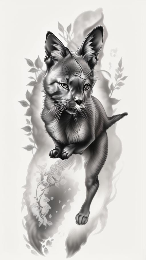 A highly detailed and lifelike composition, tattoo art, realism style, ultra-high resolution, smooth gradients and intricate textures, monochromatic black-and-gray tones, diffused soft lighting for natural depth.undefined - Variation 219