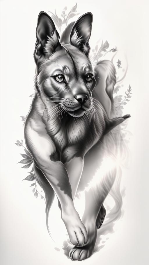 A highly detailed and lifelike composition, tattoo art, realism style, ultra-high resolution, smooth gradients and intricate textures, monochromatic black-and-gray tones, diffused soft lighting for natural depth.undefined - Variation 221
