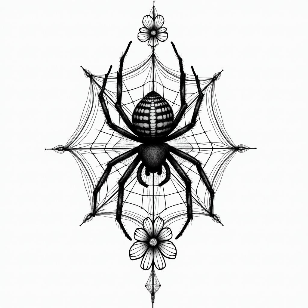 Dotwork tattoo example 5