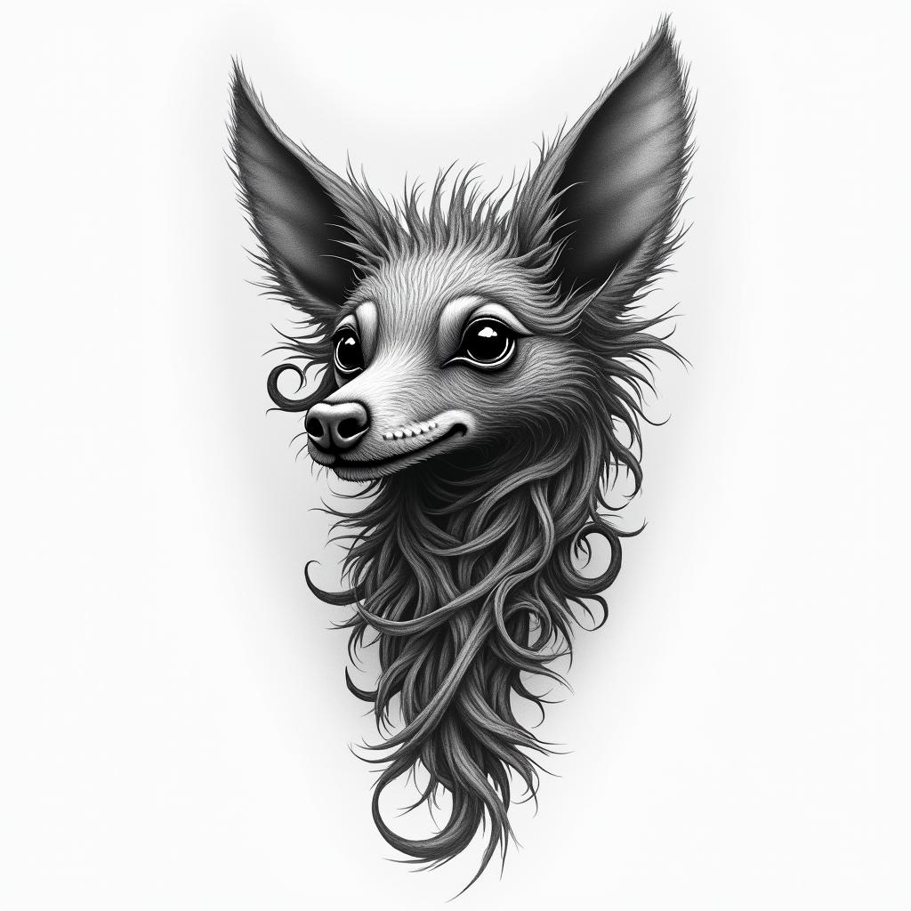 one piecehigly detailed tattoo - Variation 9