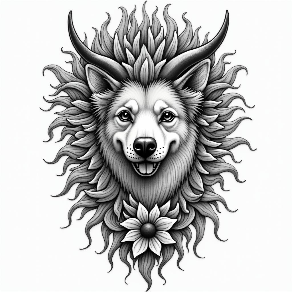 Wildly. Unapologetically Smart. Radically Kind.in bohemian style tattoo, 8k - Variation 4