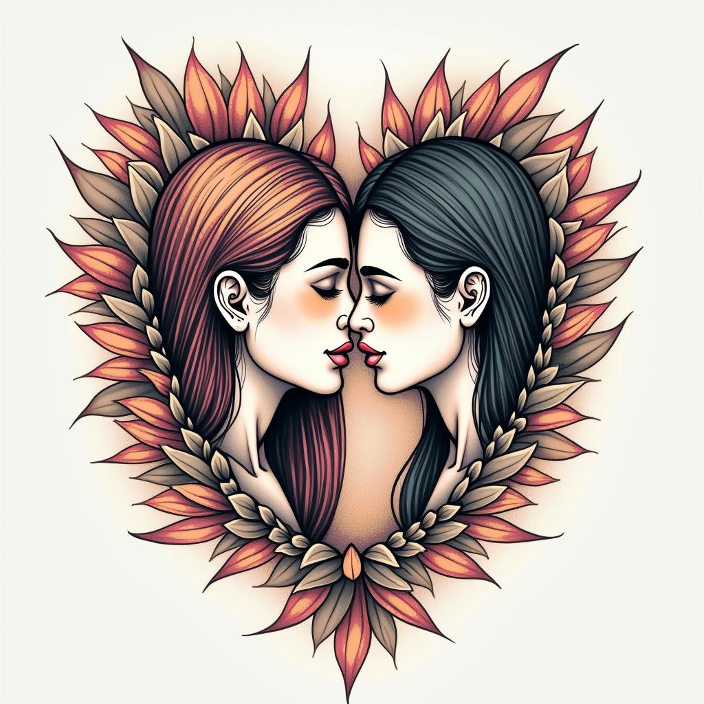 I want a tattoo on my wrist, I would like it to be a couples tattoo, minimalistic, modern.in pop art style tattoo, featuring bold and vibrant colors, exaggerated outlines, iconic imagery, inspired by comic books and speech bubbles, comic book characters, retro pop culture - Variation 4