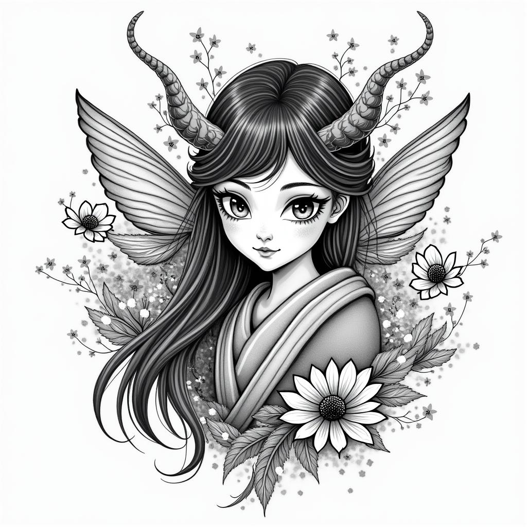 Name SARA with honeybee backgroundin japanese style tattoo, detailed tattoo, traditional japanese culture tattoo, mythology, 8k - Variation 2