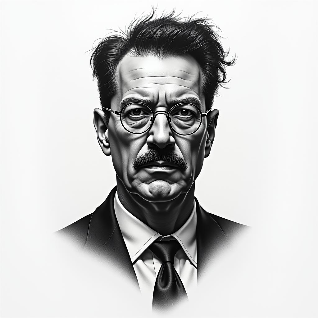 Tattoo based on the novel by George Orwell 1984in realism tattoo style, featuring a highly detailed, lifelike, capturing every detail, photorealistic, ultra realistic, intricate shading, smooth and sharp,   - Variation 3