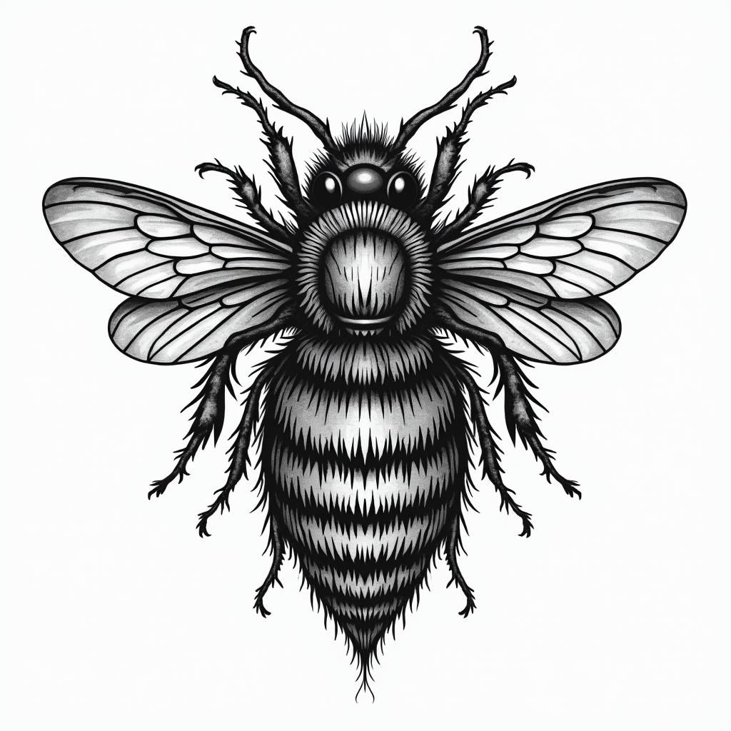 Name SARA with honeybee backgroundin authentic tattoo style, incorporating traditional modifications, bold black outlines, solid color fills, featuring classic authentic elements - Variation 3