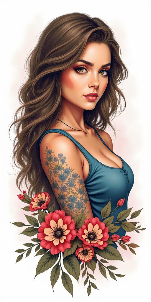 Tammy Huisel Born April 20, 1982 - at Rest April 4, 2025 A Daughter, mother, best friend , ride or die, The Princess that everyone loves, blessed her so muchhigly detailed tattoo - Variation 8
