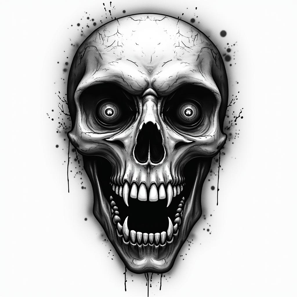 Horror tattoo example 2