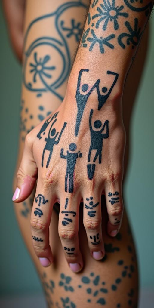 Keith Haring tattoo example 3