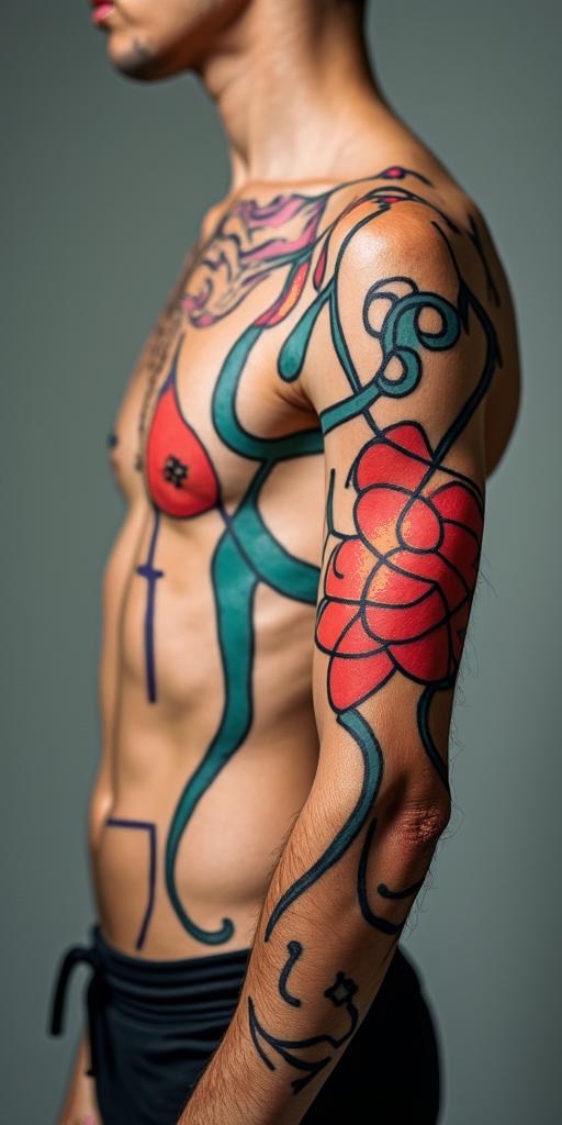 Keith Haring tattoo example 2