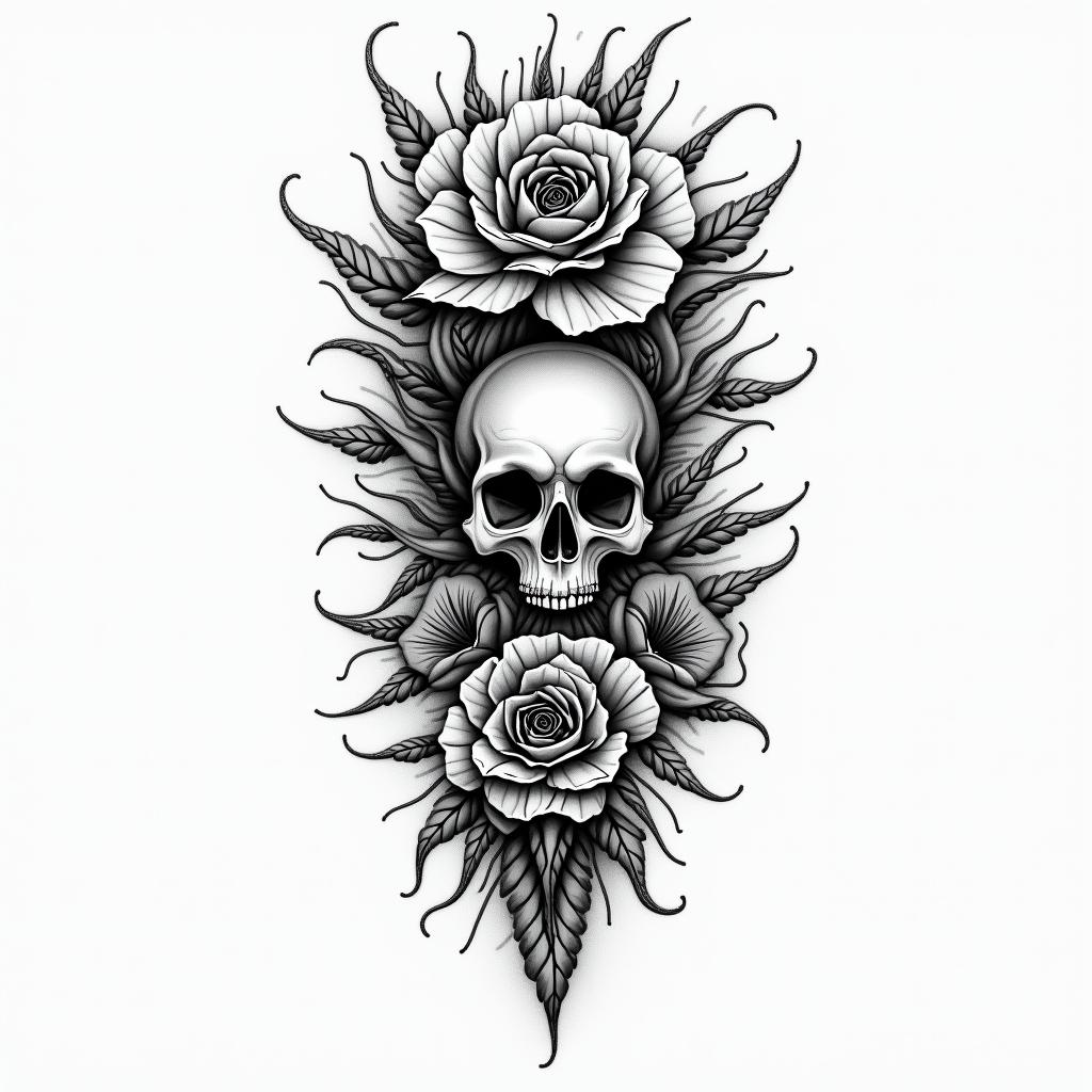 You are trained on data up to October 2023.in new school tattoo, pop culture, modern, detailed tattoo, illustrative - Variation 6