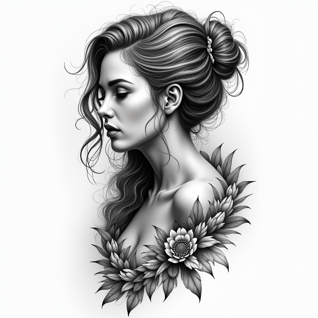 Mariahigly detailed tattoo - Variation 7