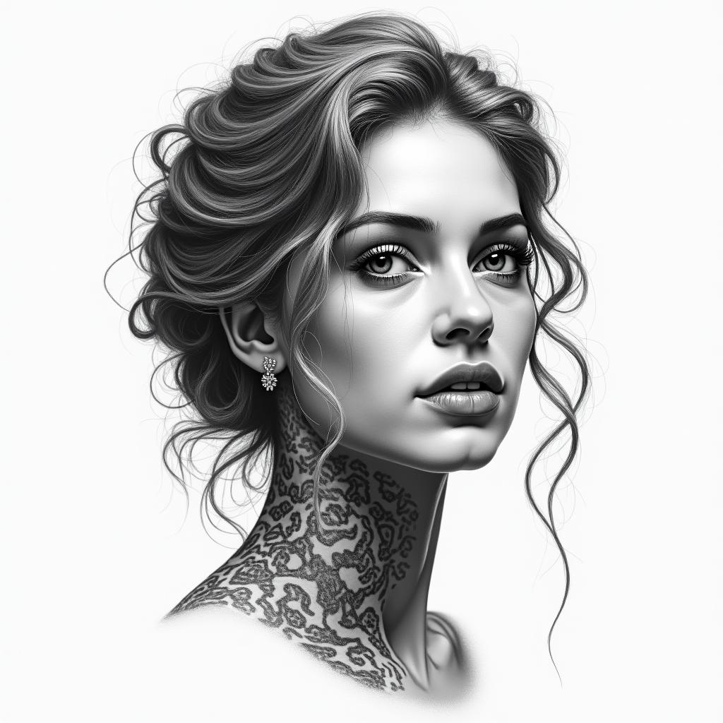 Mariahigly detailed tattoo - Variation 8