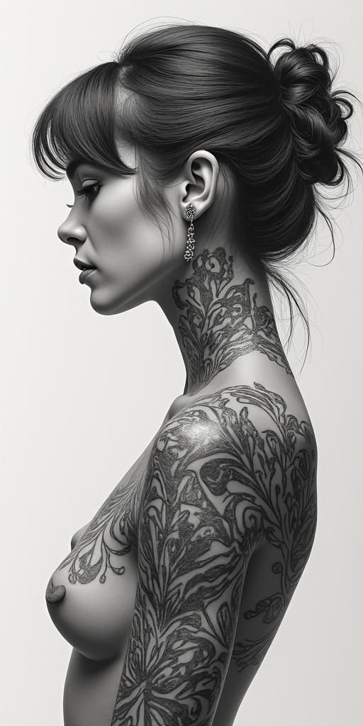 Mariahigly detailed tattoo - Variation 4