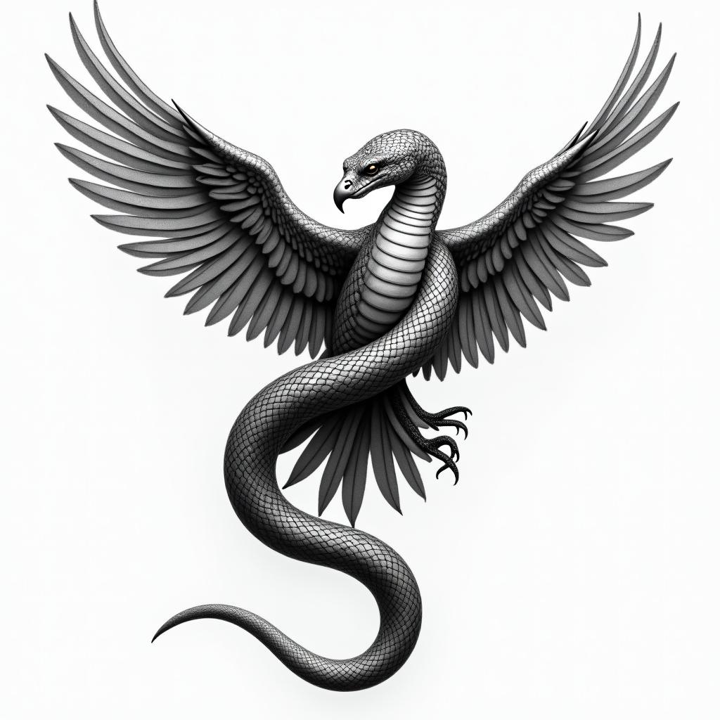 Medical snake
wrapped around phoenixin realism tattoo style, featuring a highly detailed, lifelike, capturing every detail, photorealistic, ultra realistic, intricate shading, smooth and sharp,