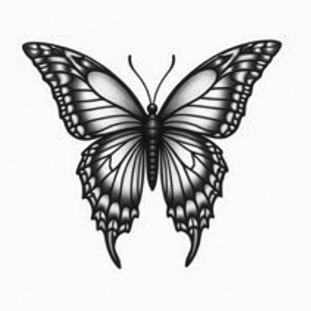 Butterfly tattoo design