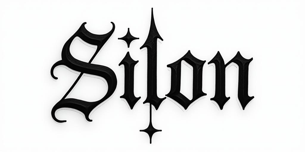 Son Of Odintext-based tattoo, gothic font ultra-realistic, perfectly placed, high-quality font design, photo-realistic shading, 8k, high quality, finely detailed typography - Variation 17