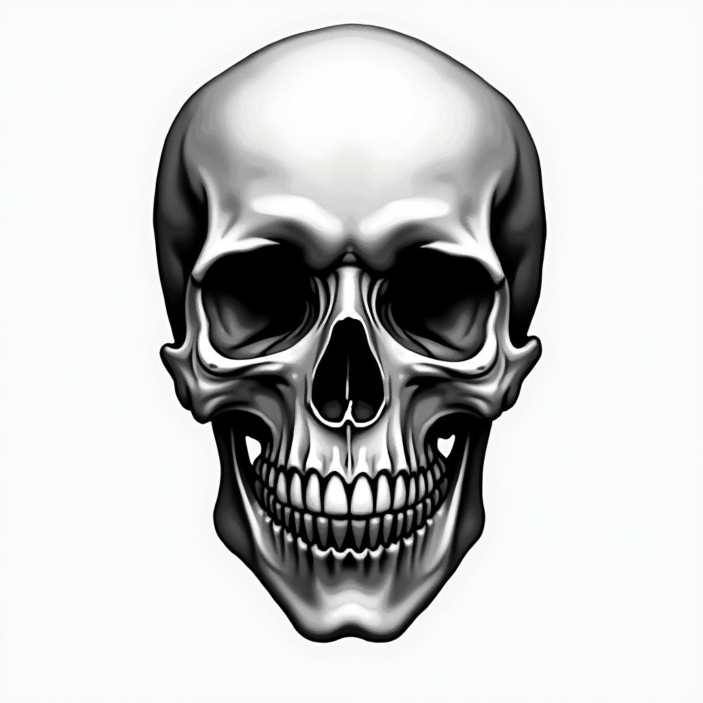 Skulltext-based tattoo, gothic font ultra-realistic, perfectly placed, high-quality font design, photo-realistic shading, 8k, high quality, finely detailed typography