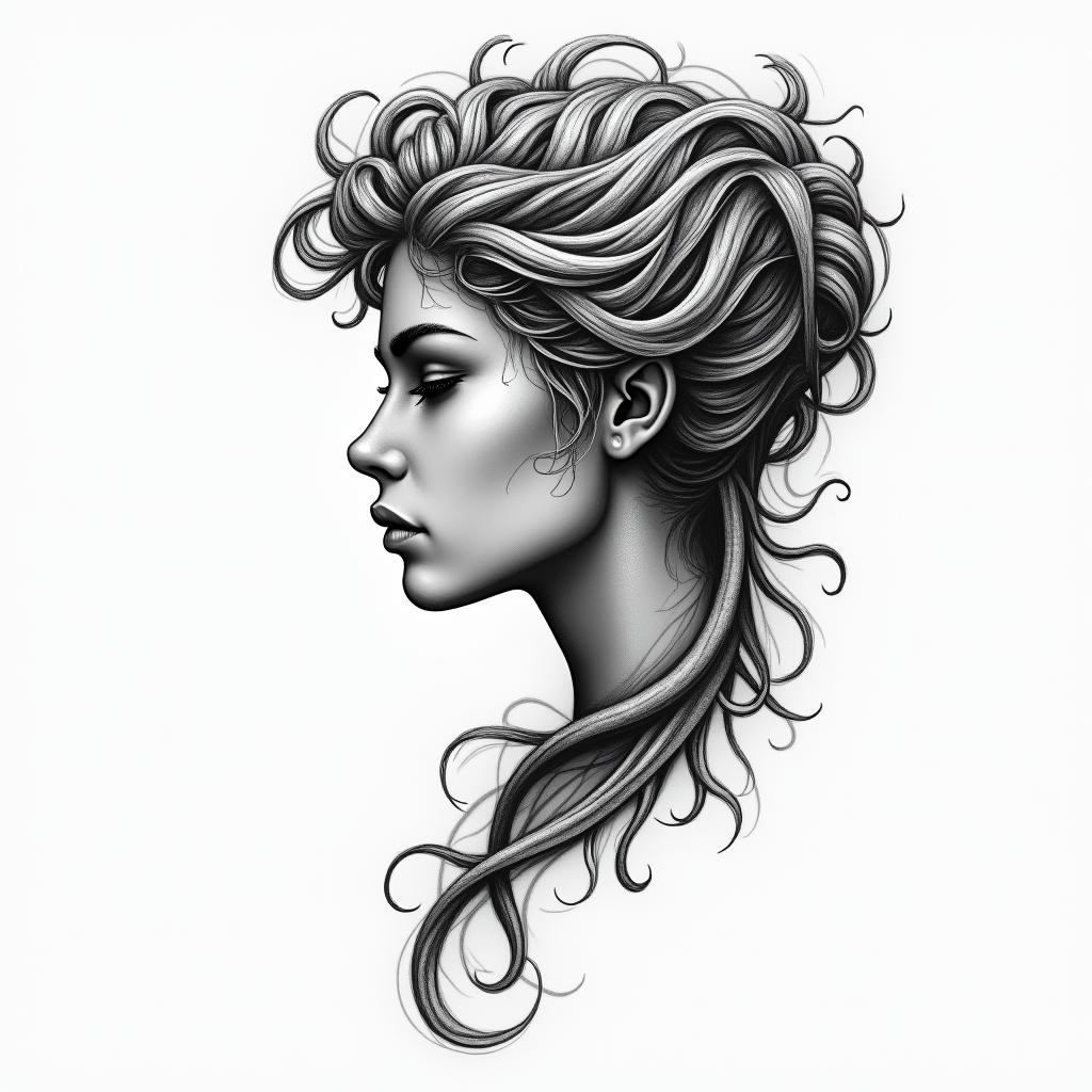 Geminihigly detailed tattoo - Variation 12