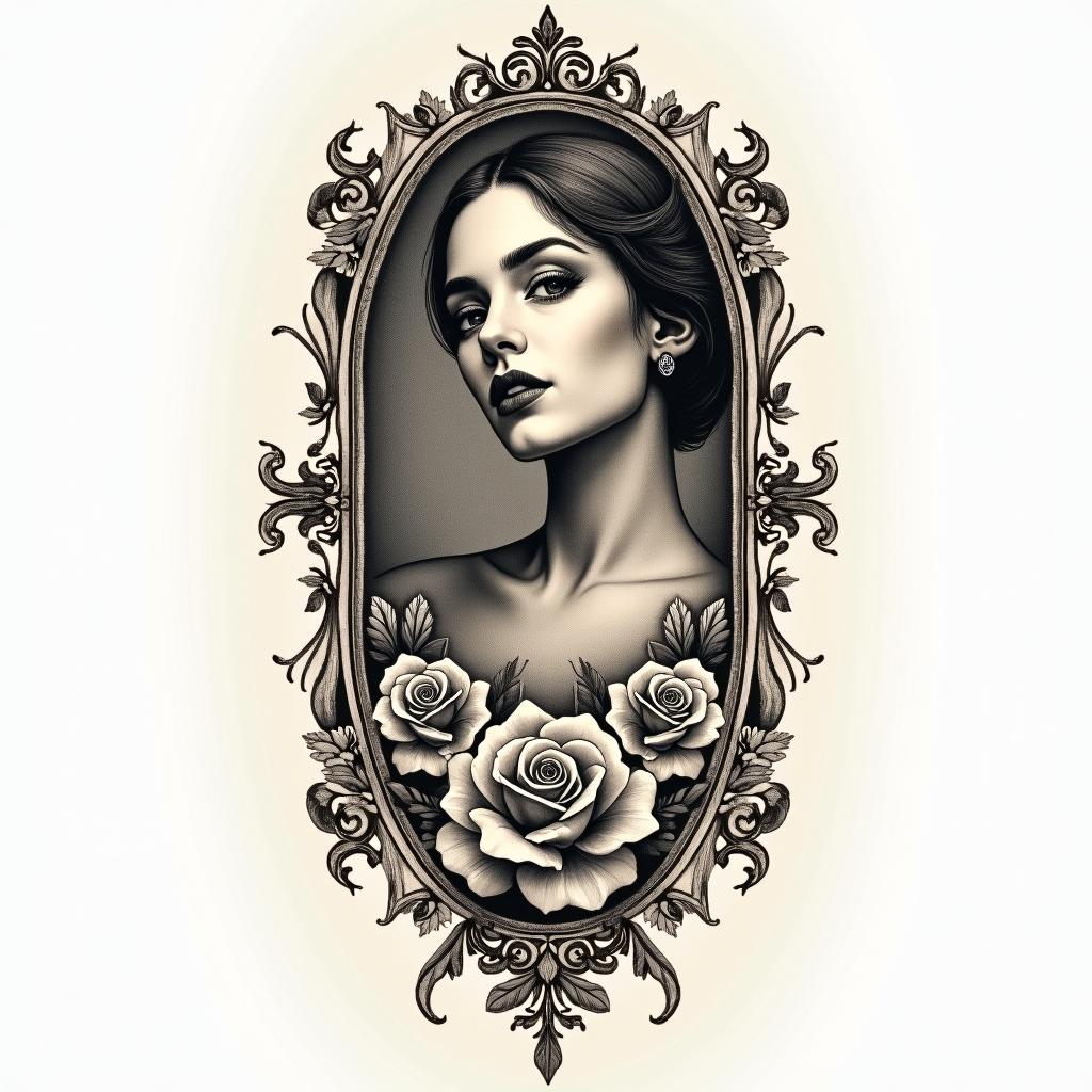 Victorian tattoo example 2