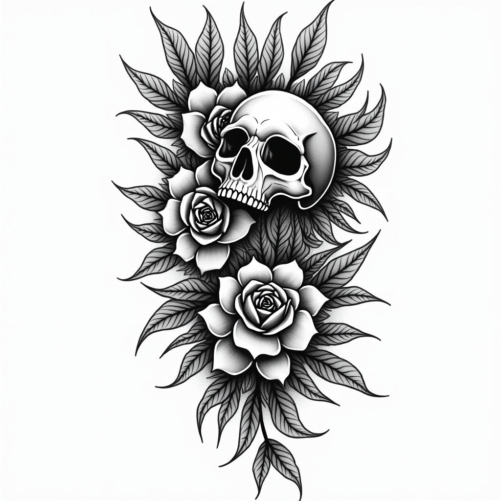 Esteban 14061999in authentic tattoo style, incorporating traditional modifications, bold black outlines, solid color fills, featuring classic authentic elements - Variation 4