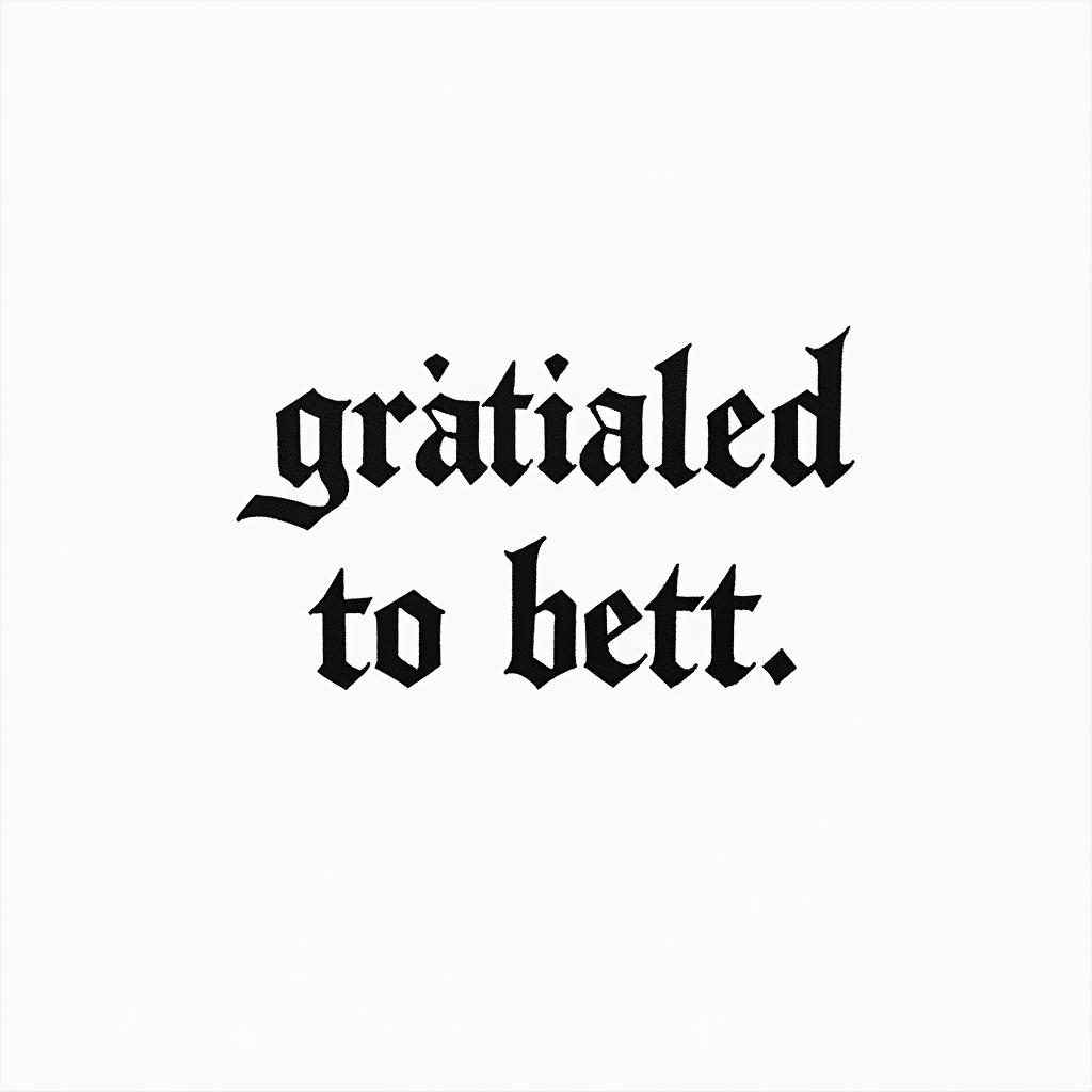 You are trained on data up to October 2023.minimalist text-based tattoo, Monospace font ultra-realistic, perfectly placed, high-quality font design, photo-realistic shading, 8k, high quality, finely detailed typograph - Variation 4