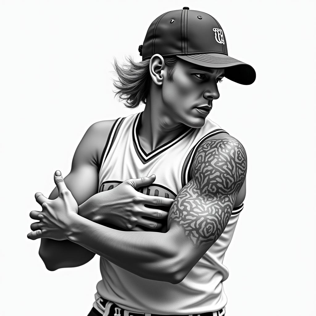 Bowlingin realism tattoo style, featuring a highly detailed, lifelike, capturing every detail, photorealistic, ultra realistic, intricate shading, smooth and sharp,   - Variation 4