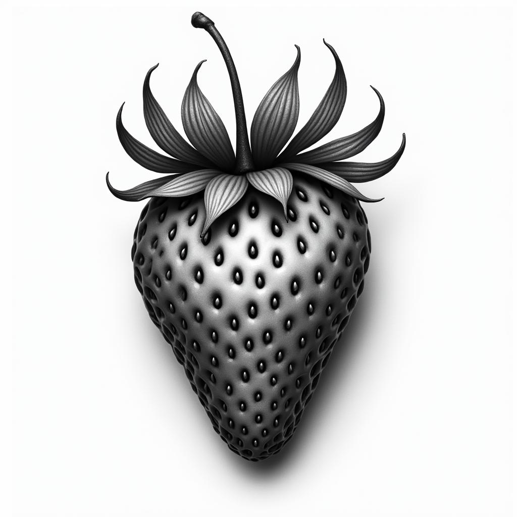 Strawberryhigly detailed tattoo - Variation 3