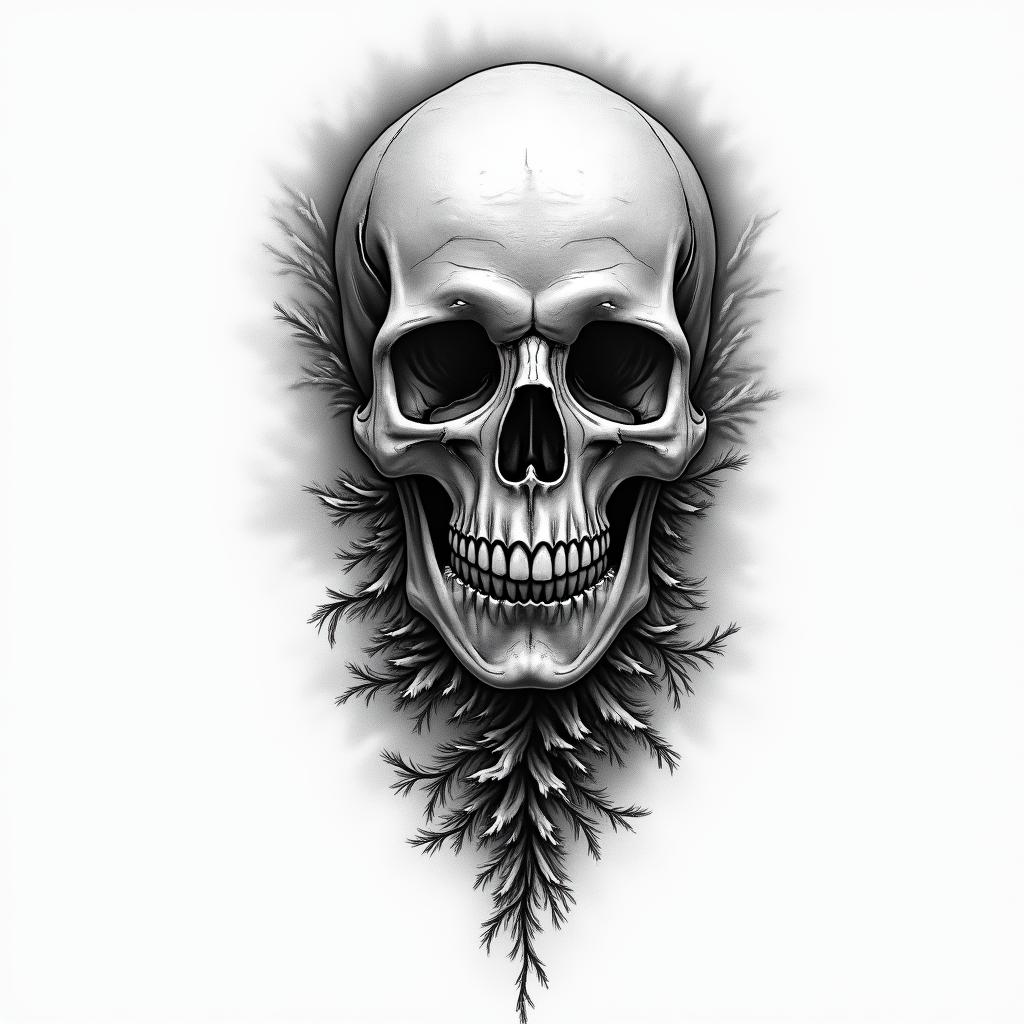 INNEFFABLY NAMED BETHUCK TRAVAIL higly detailed tattoo - Variation 2