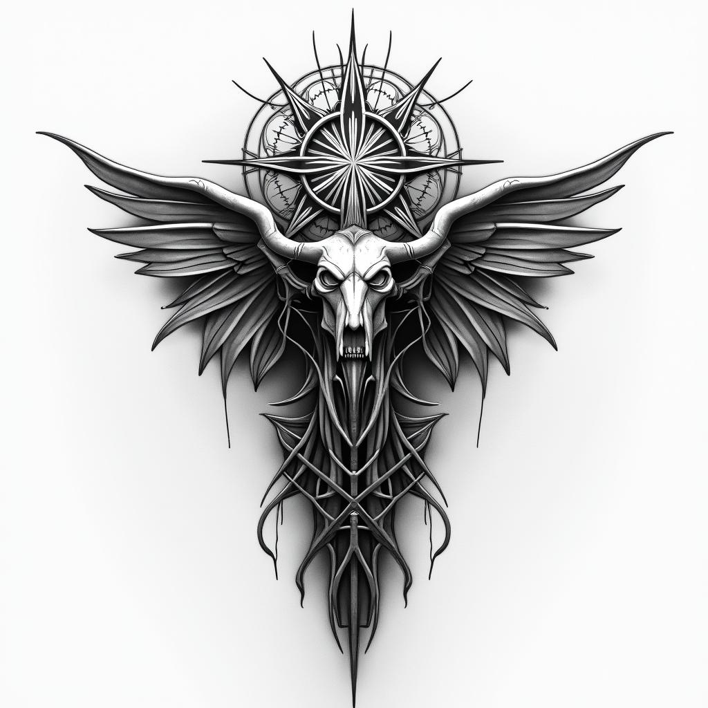 Prophecyhigly detailed tattoo - Variation 2
