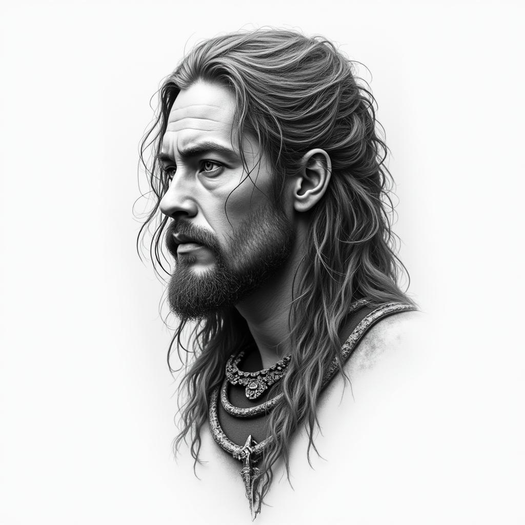 Lord Of The Rings moviehigly detailed tattoo - Variation 3
