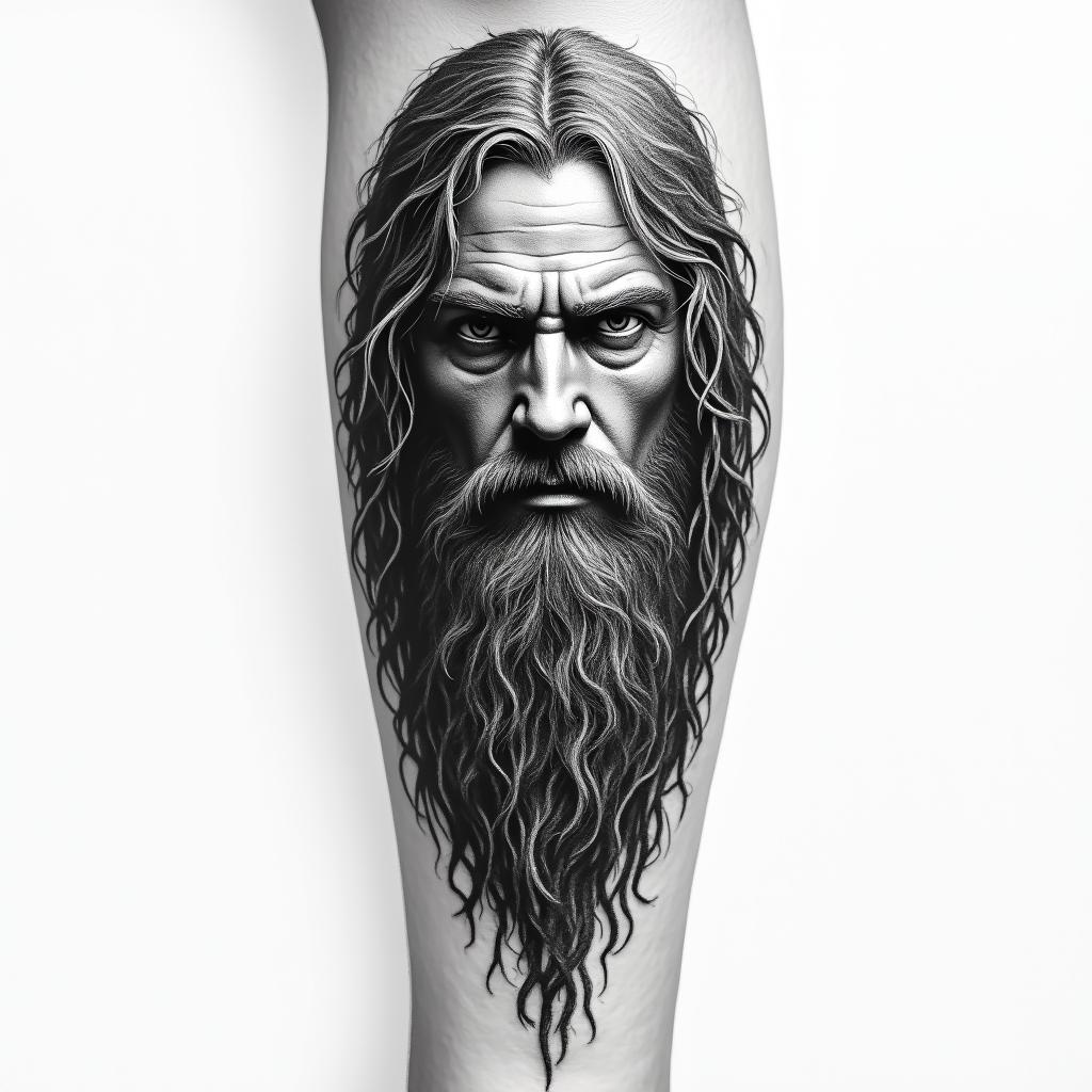 Lord Of The Rings moviehigly detailed tattoo - Variation 2