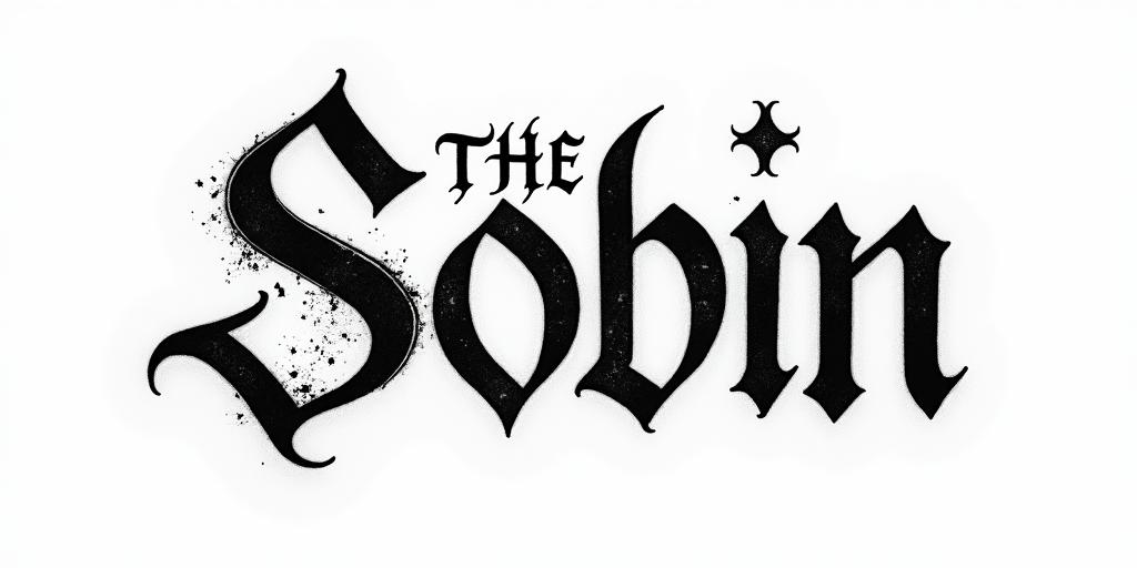The words Son Of Odintext-based tattoo, gothic font ultra-realistic, perfectly placed, high-quality font design, photo-realistic shading, 8k, high quality, finely detailed typography - Variation 38