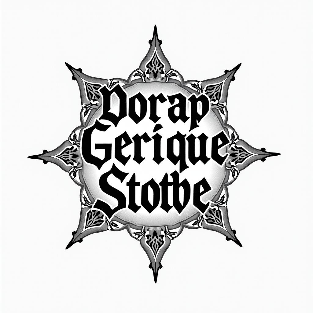 Enrique, Geminitext-based tattoo, gothic font ultra-realistic, perfectly placed, high-quality font design, photo-realistic shading, 8k, high quality, finely detailed typography - Variation 4