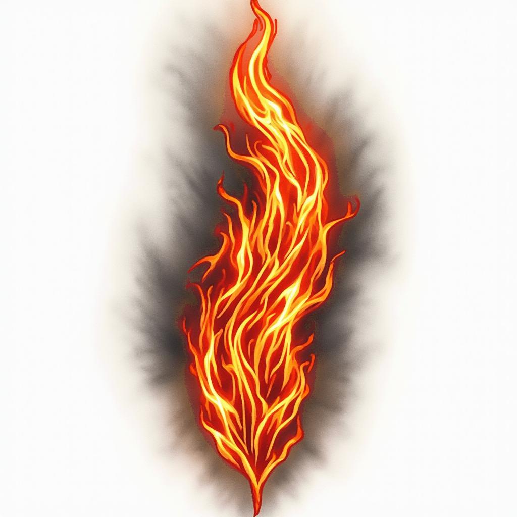 Enrique Gemini firein flame tattoo style showcasing fiery elements with dynamic flame patterns, glowing effect of flames, natural colors - Variation 4